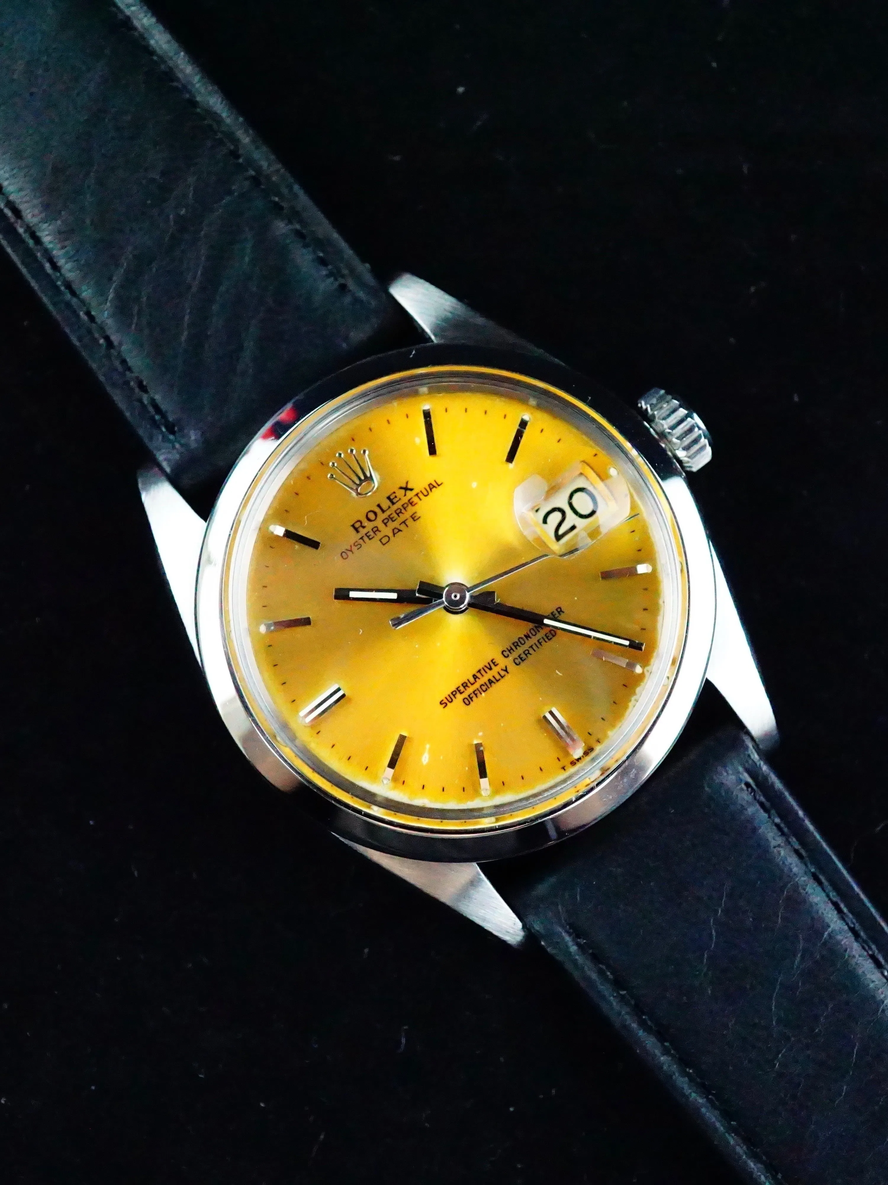 1966 Rolex Oyster Perpetual Date (Ref. 1500) Tropical Dial