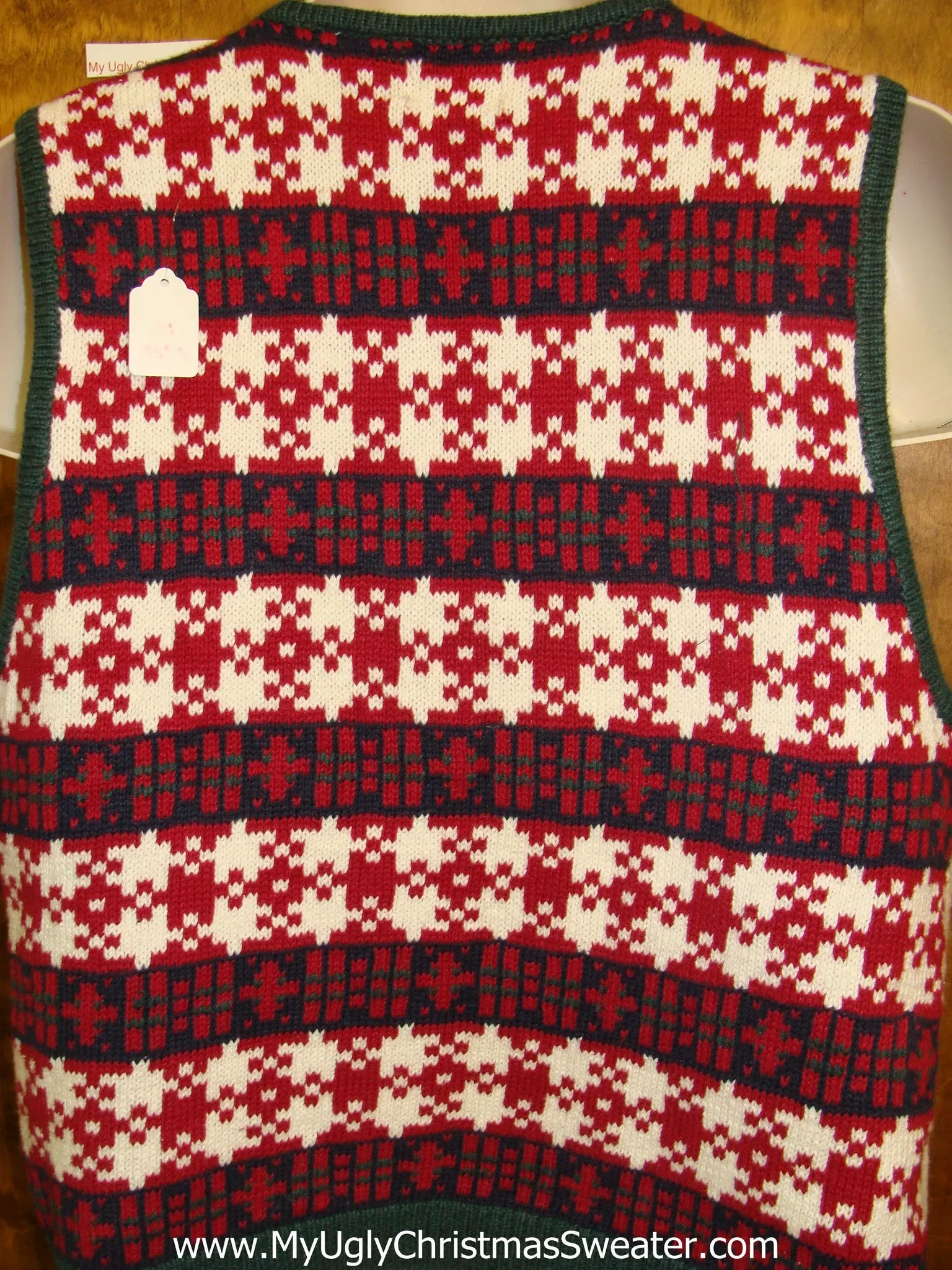 2sided Winter Sports Ugliest Christmas Sweater Vest