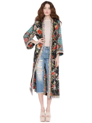 ALICE   OLIVIA - Lynn Side Slit Long Kimono