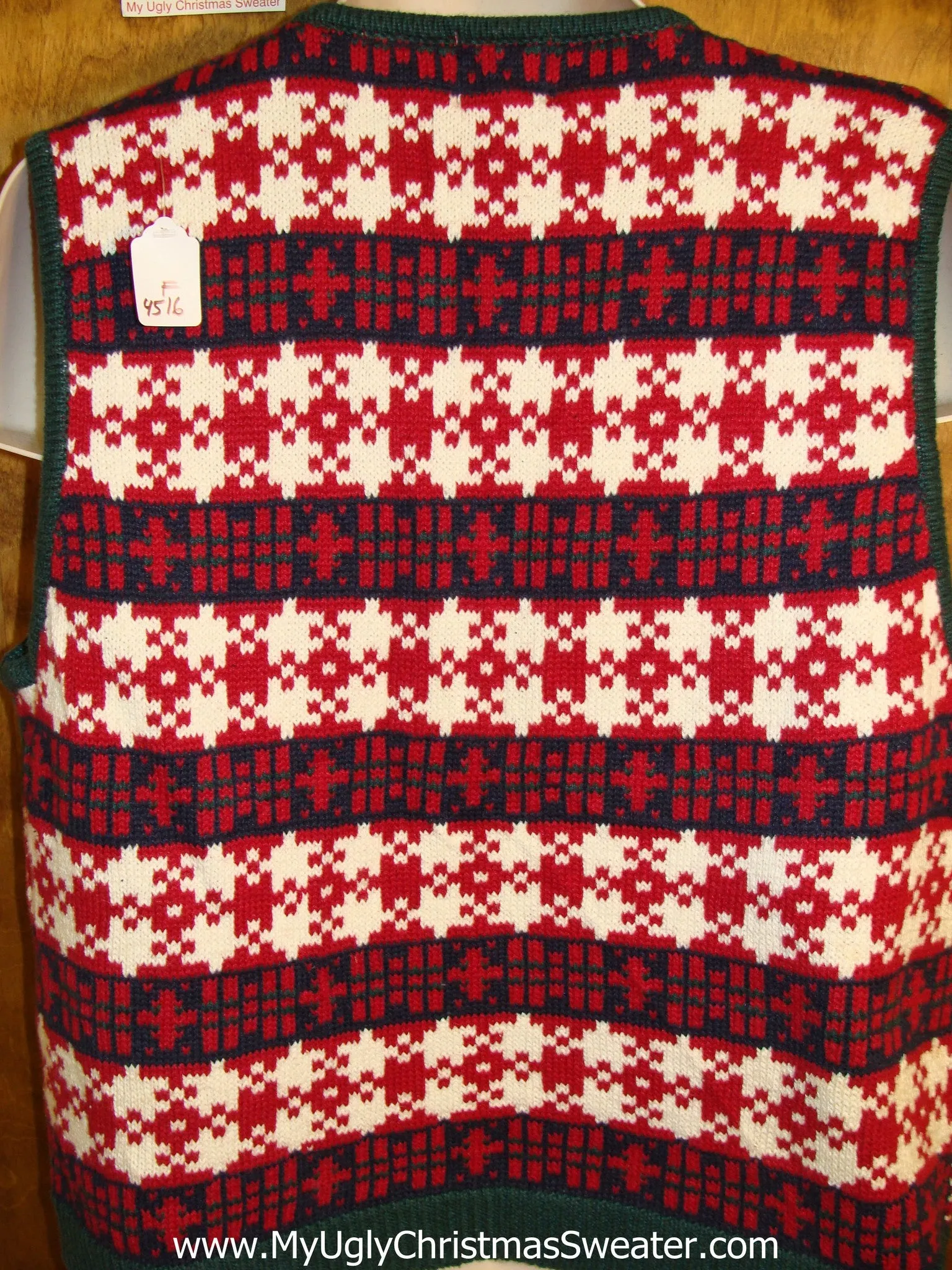 Bad Winter Sports Themed Christmas Sweater Vest