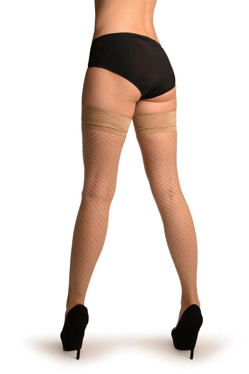 Beige Medium Mesh Luxury Fishnet