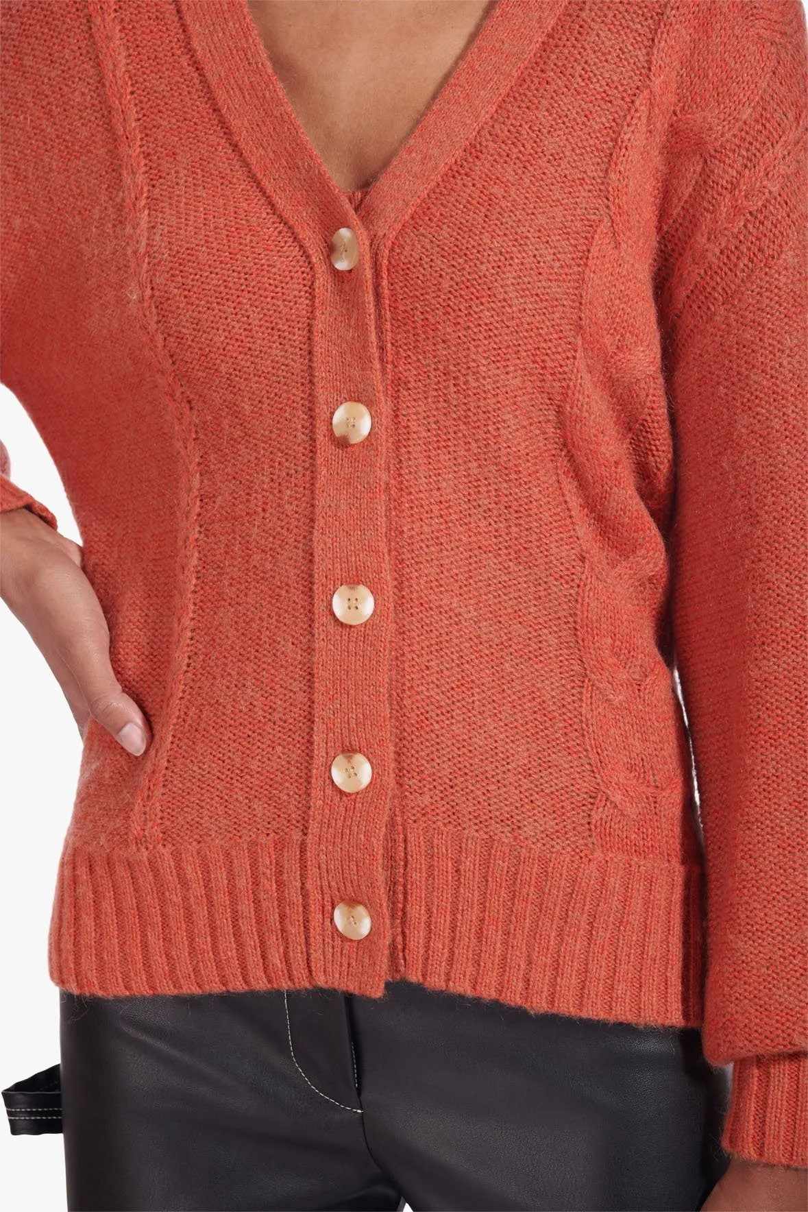 BLAKE CARDIGAN | RUST