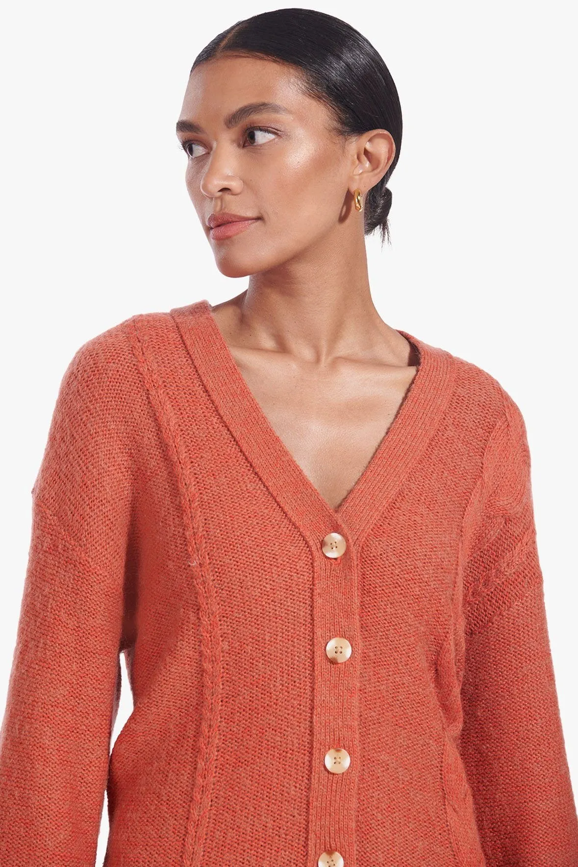 BLAKE CARDIGAN | RUST