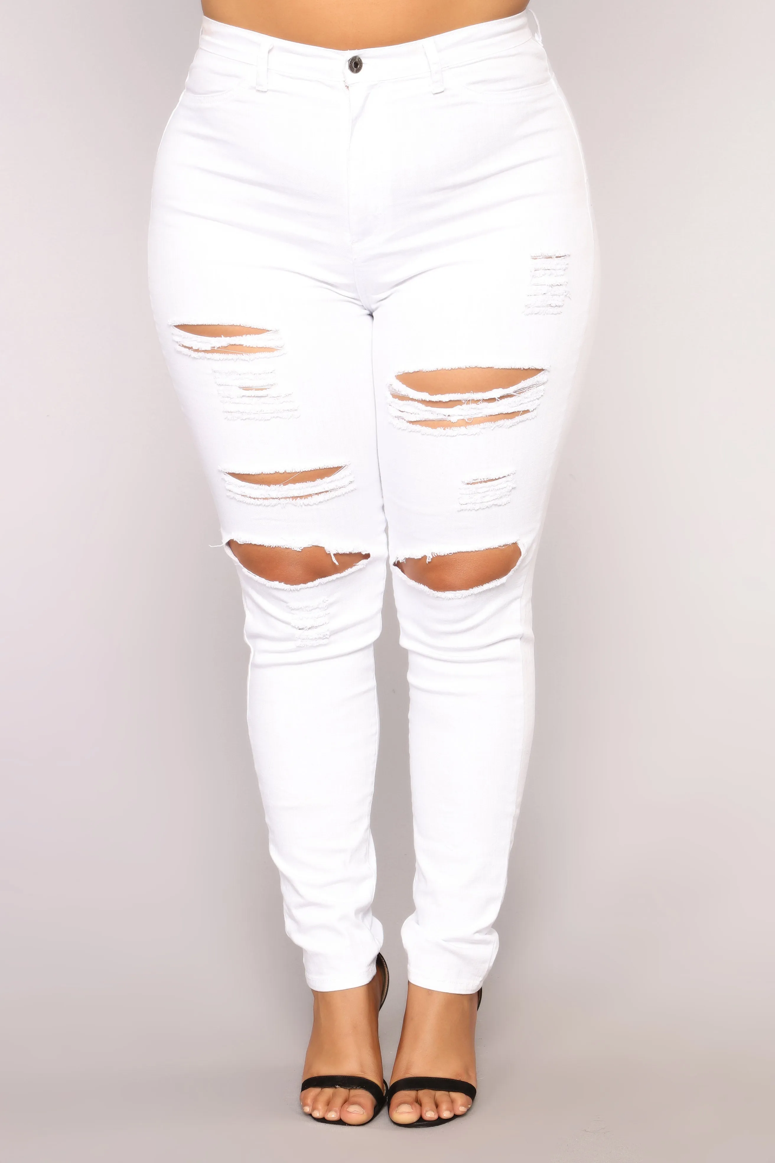 Blanched Jeans - White