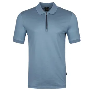 BOSS Polston 28 Polo Shirt in Pastel Blue