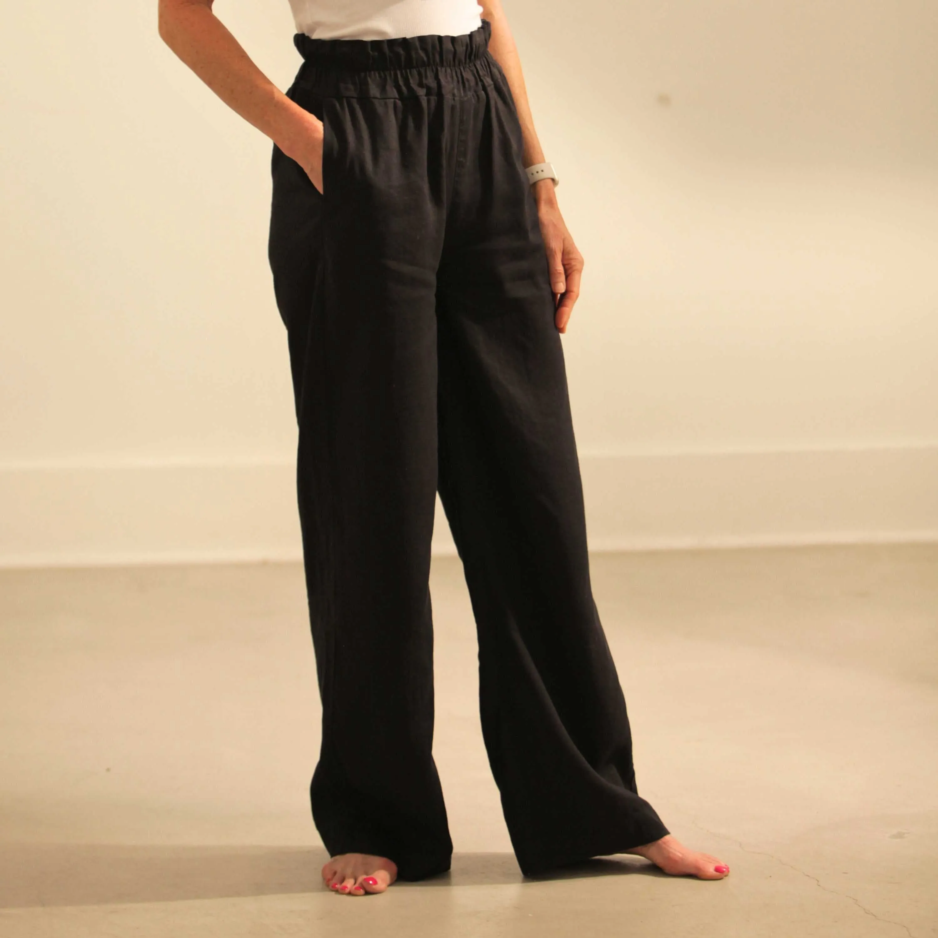 Breezy Wide Leg Hemp Pants with Insect Shield®