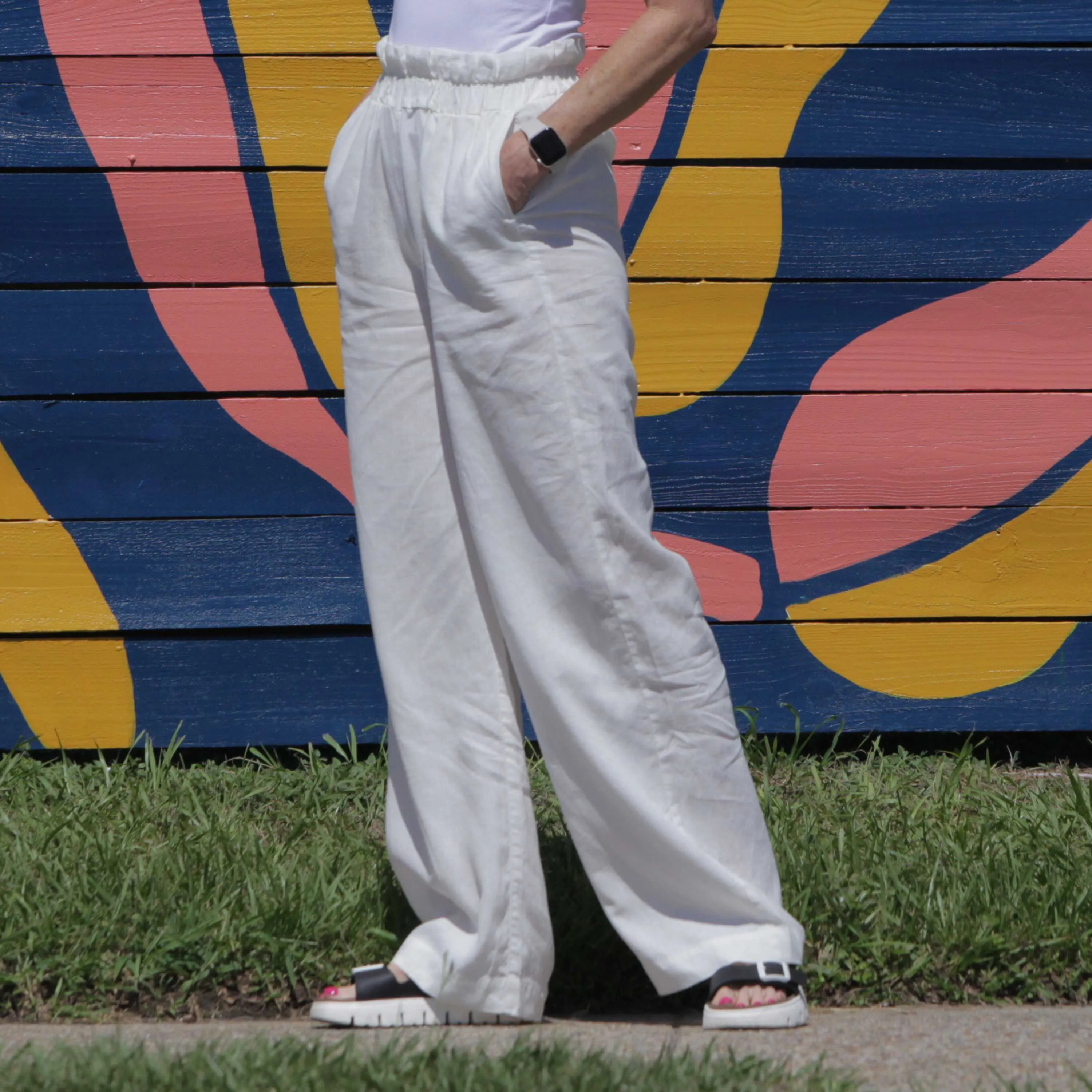 Breezy Wide Leg Hemp Pants with Insect Shield®