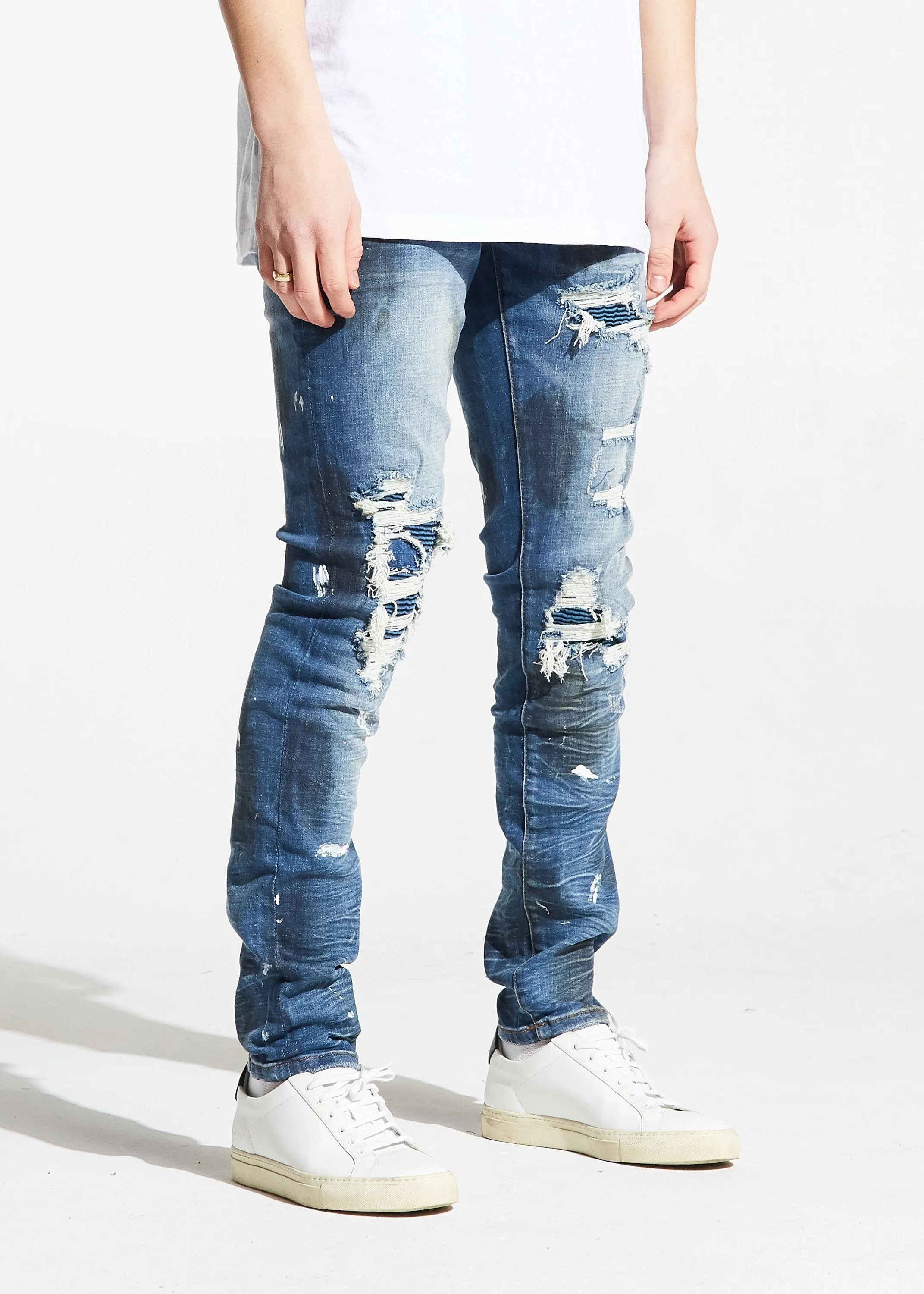 Camren Rip and Repair Denim (Blue)