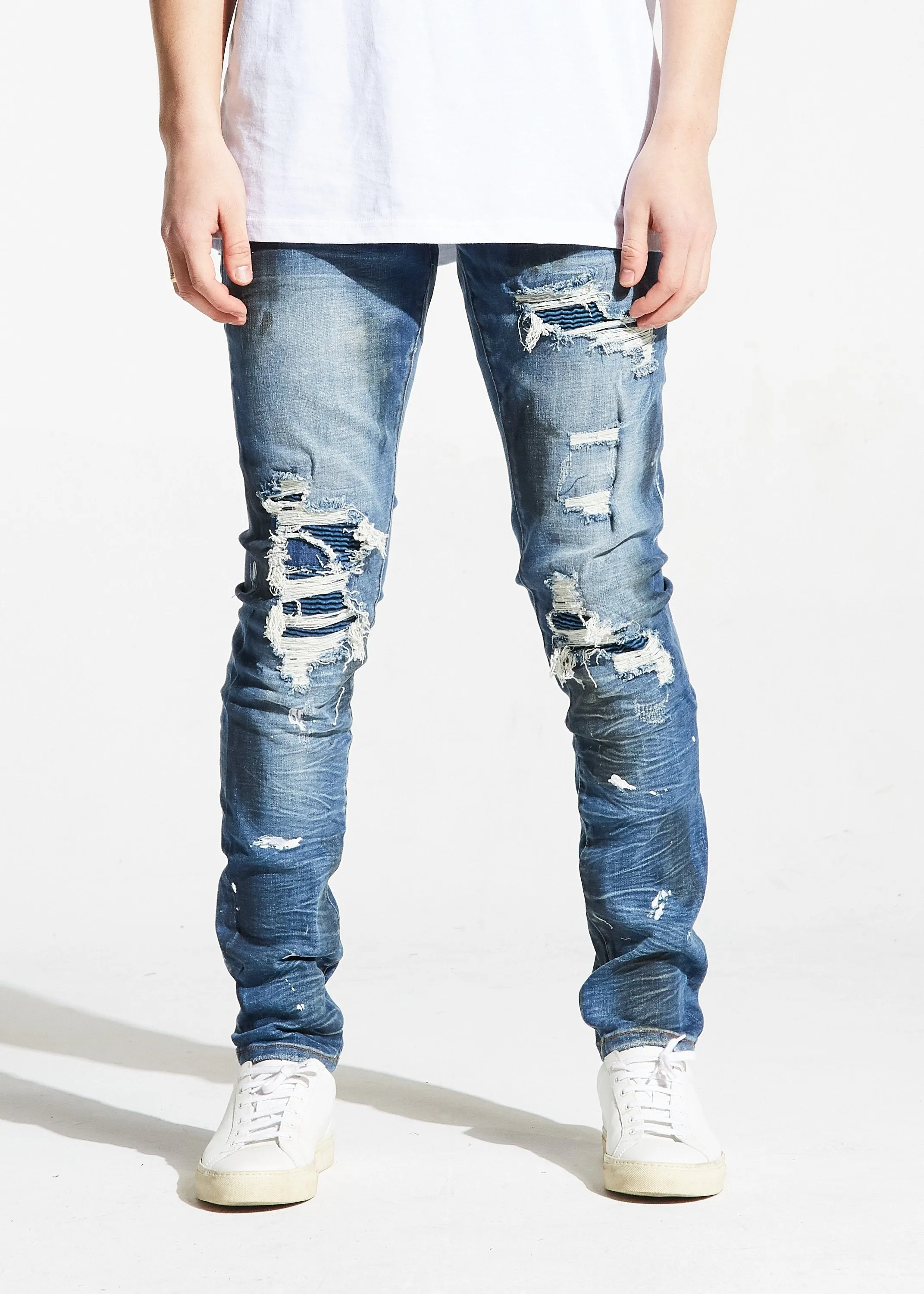 Camren Rip and Repair Denim (Blue)