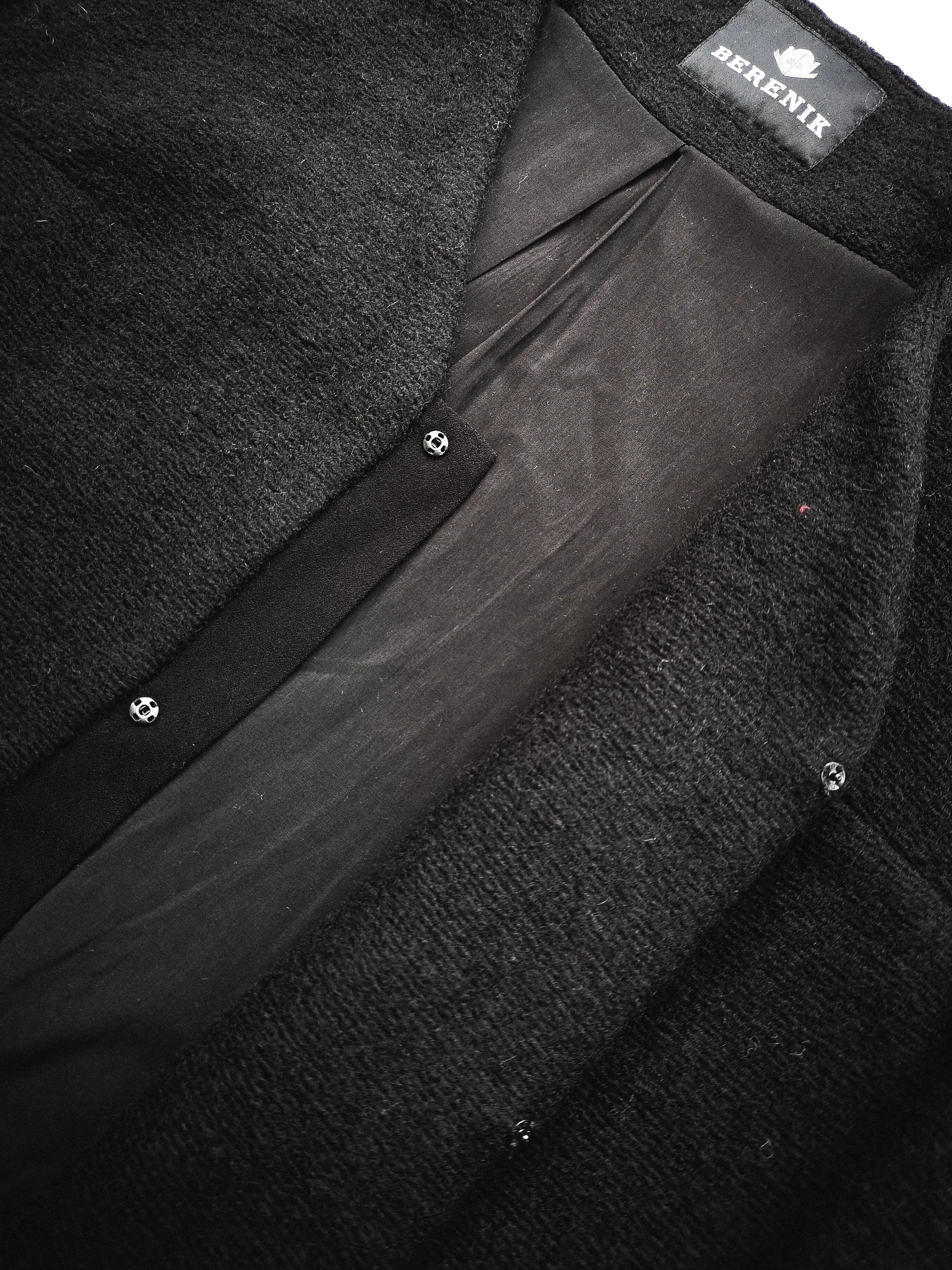 CARDIGAN - WOOL BLEND black