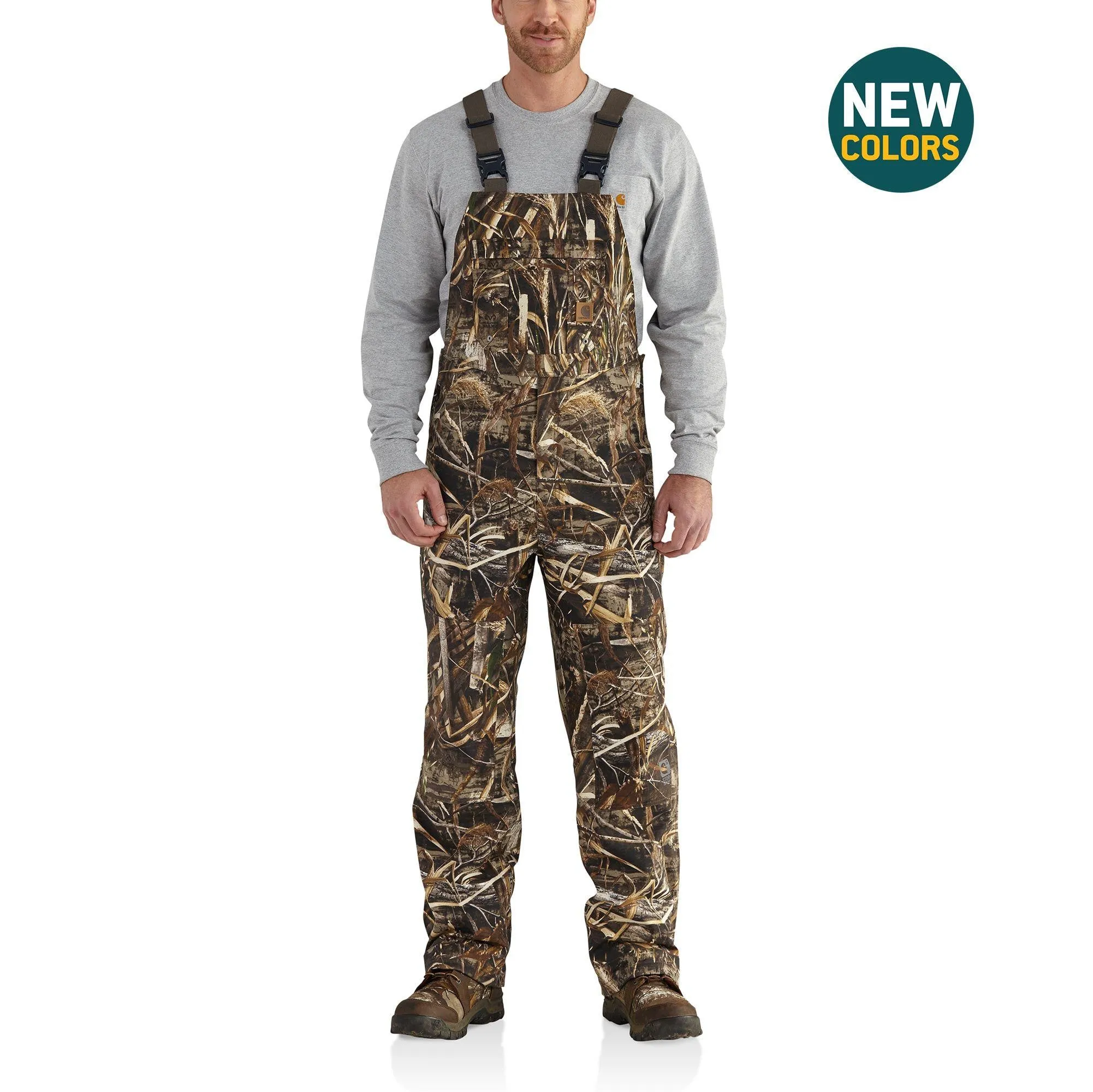 Carhartt Camo Shoreline Bib Overalls