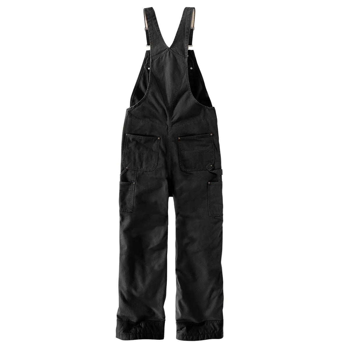 Carhartt Loose Fit Washed Duck Insulated Bib Overall