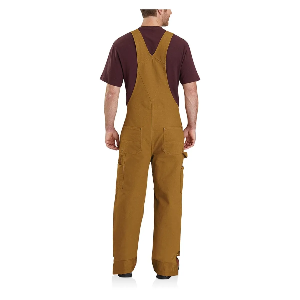 Carhartt Loose Fit Washed Duck Insulated Bib Overall