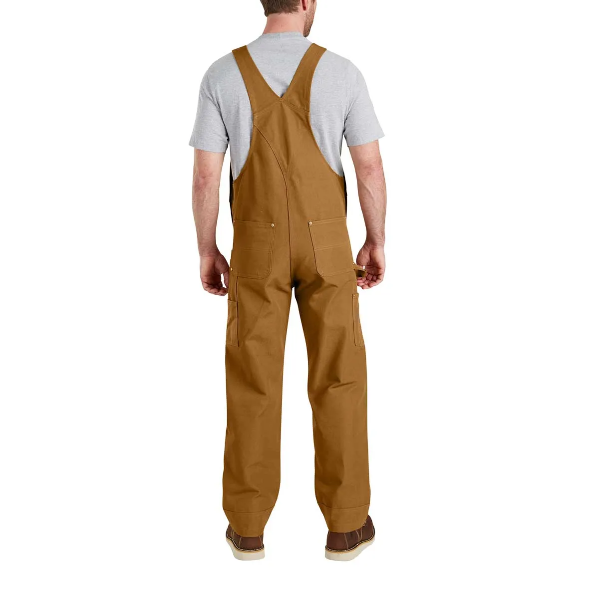 Carhartt Men's Duck Bib Overall - Brown