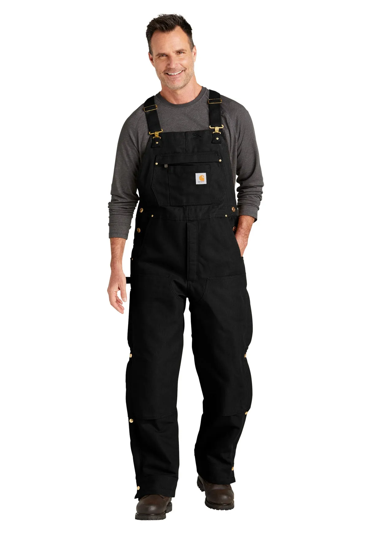 Carhartt Men's Firm Duck Insulated Bib Overalls CT104393