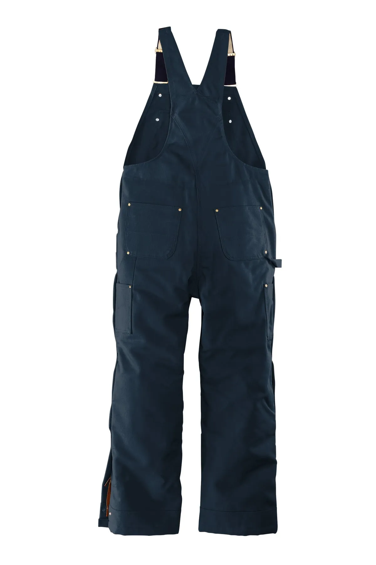 Carhartt Men's Tall Firm Duck Insulated Bib Overalls CTT104393