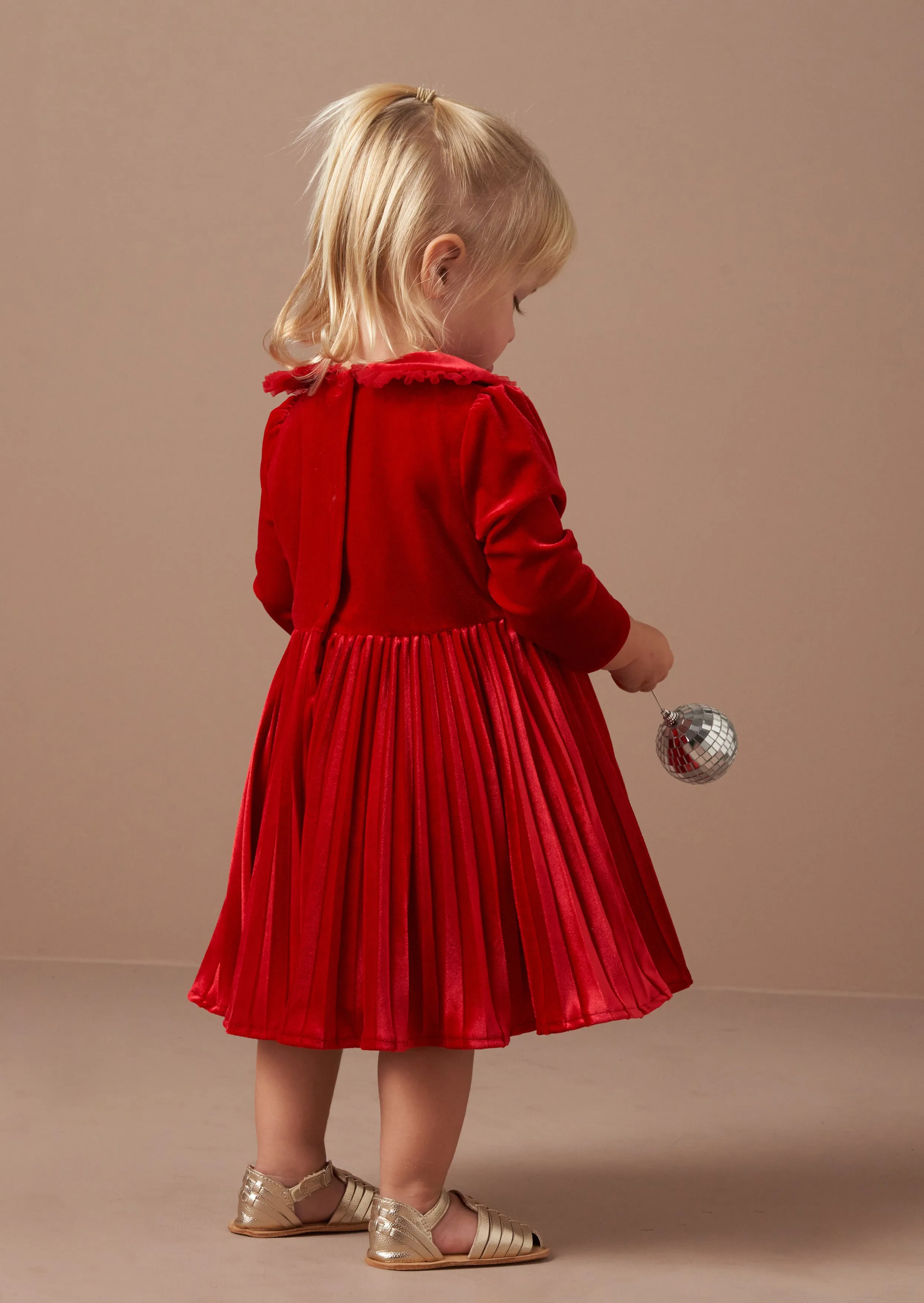 Charlotte Red Velvet Dress