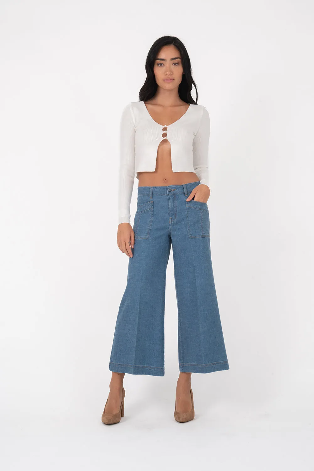 Denim by Nature™ Collette Wide Leg