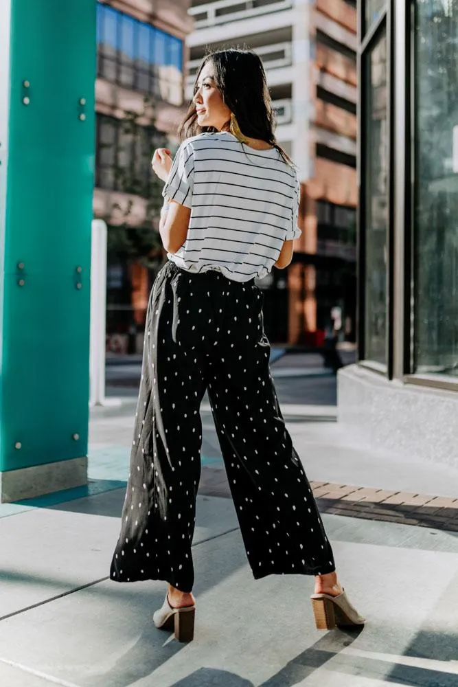 Dot Me Up Wide Leg Pants