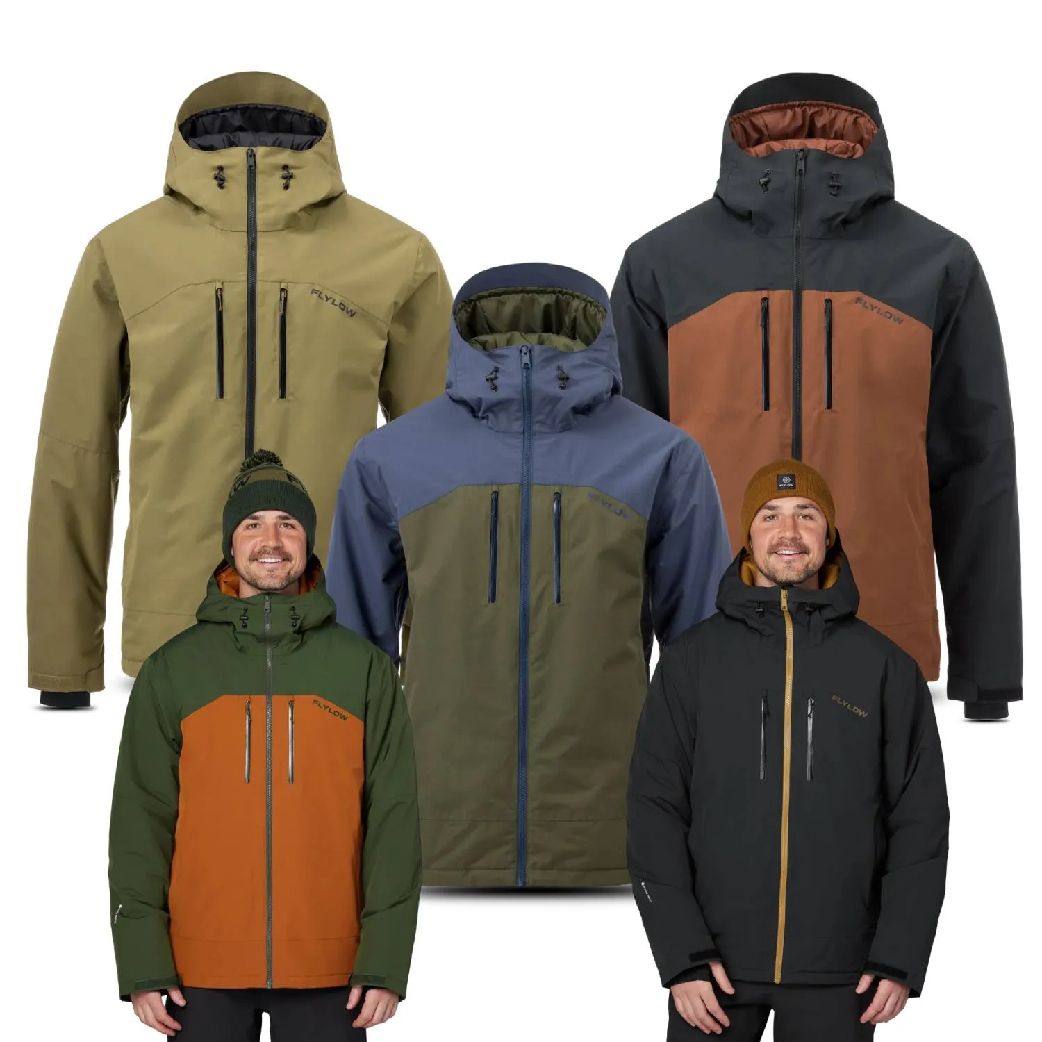 FlyLow Men's Roswell Lightly Insulated Two Layer Shell Jacket