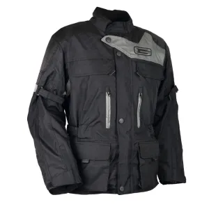 G-Mac Pilot Pro Waterproof Textile Jacket - Black / Gunmetal