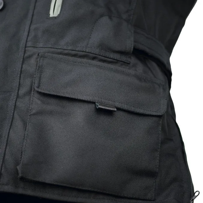 G-Mac Pilot Pro Waterproof Textile Jacket - Black / Gunmetal