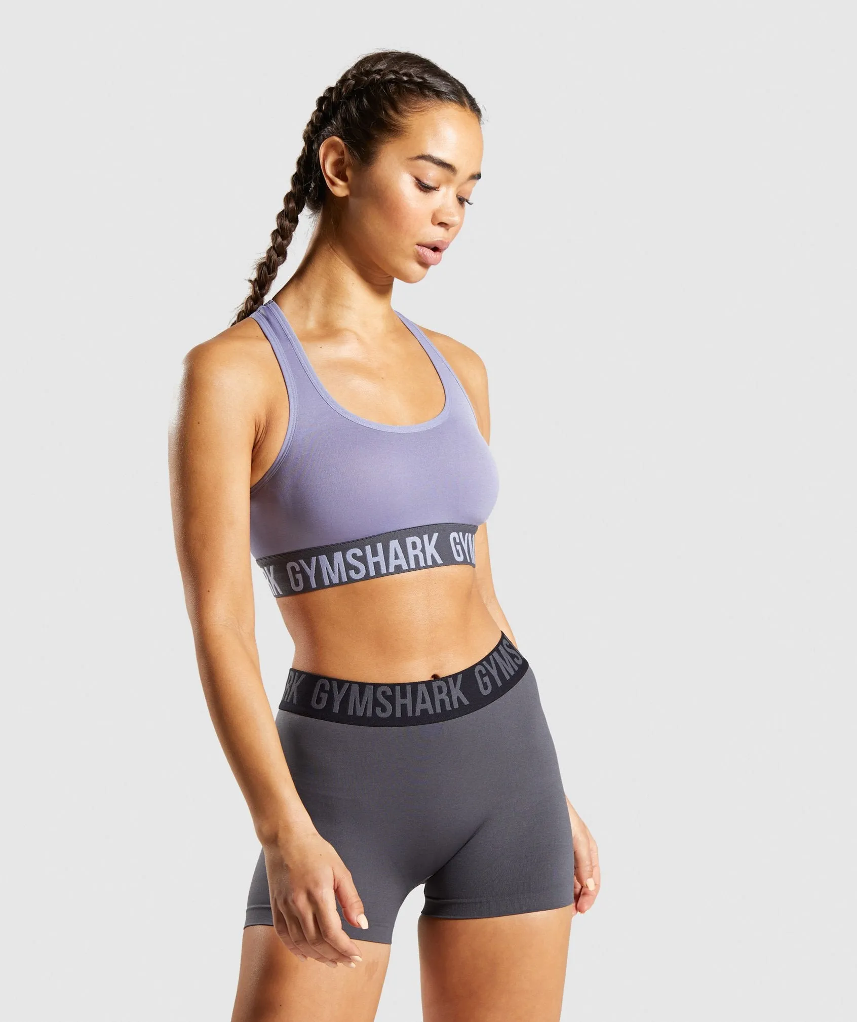 Gymshark Fit Sports Bra - Blue/Charcoal