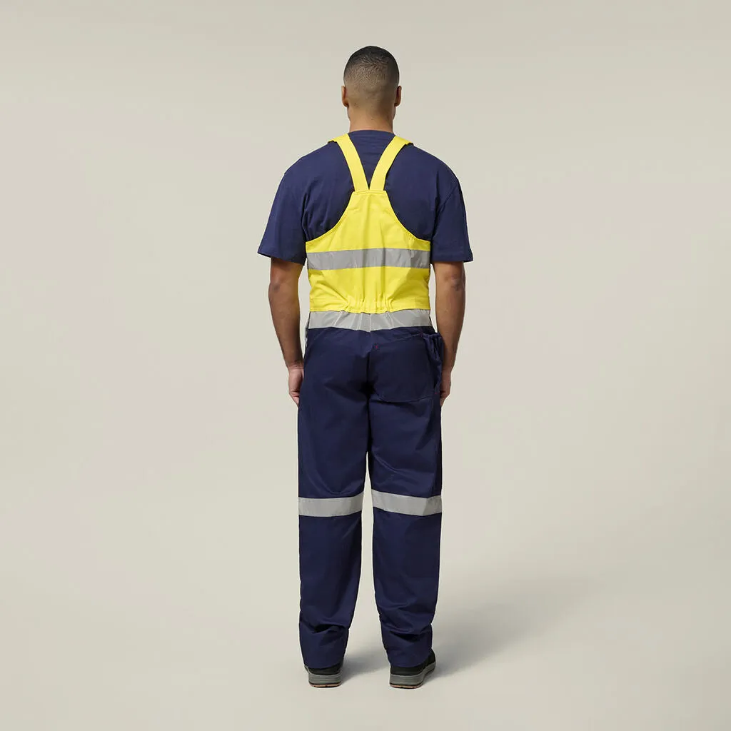 Hard Yakka Hi-Vis 2Tone Action Back Cotton Taped Overall (Y01055)