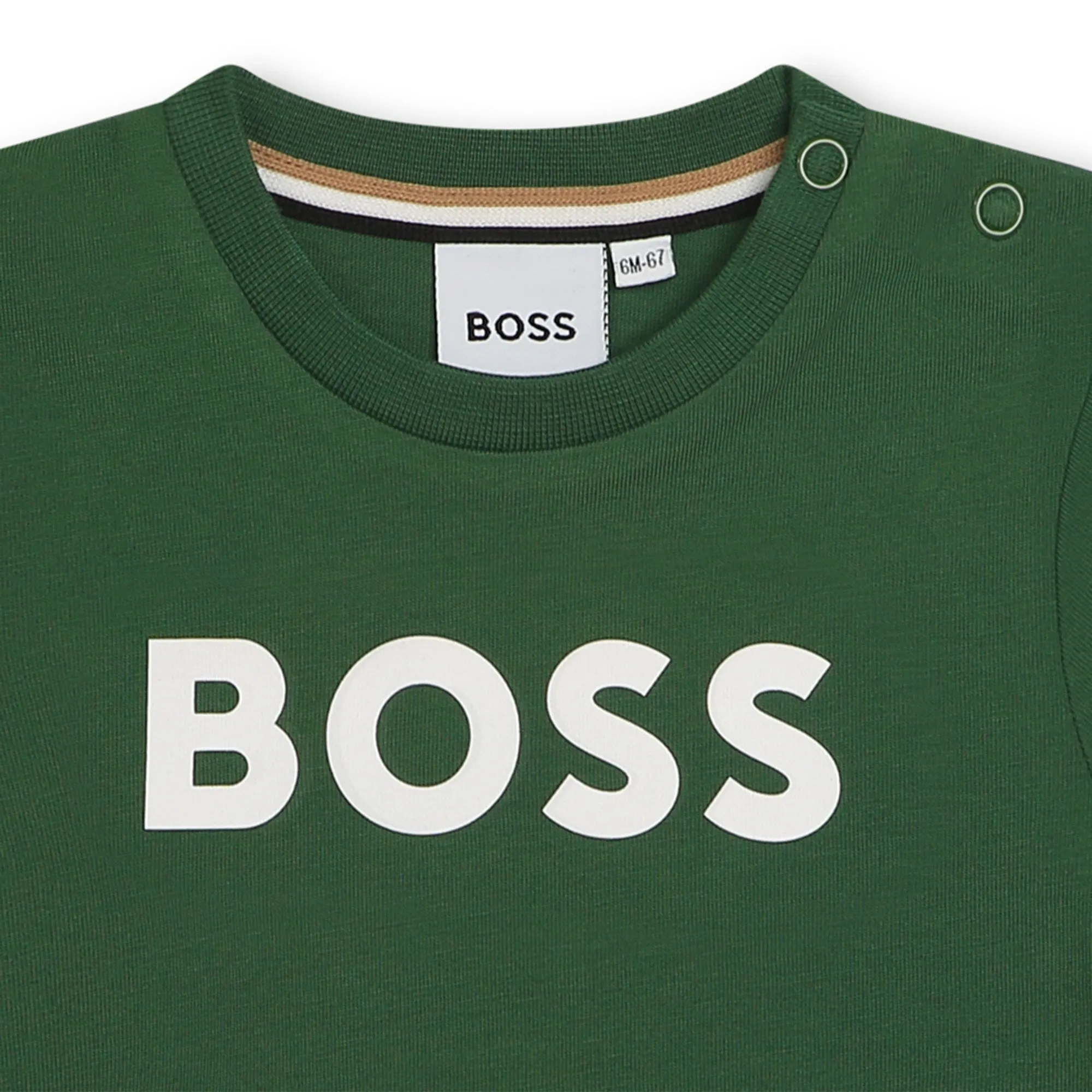 Hugo Boss Baby Boys Green T-Shirt