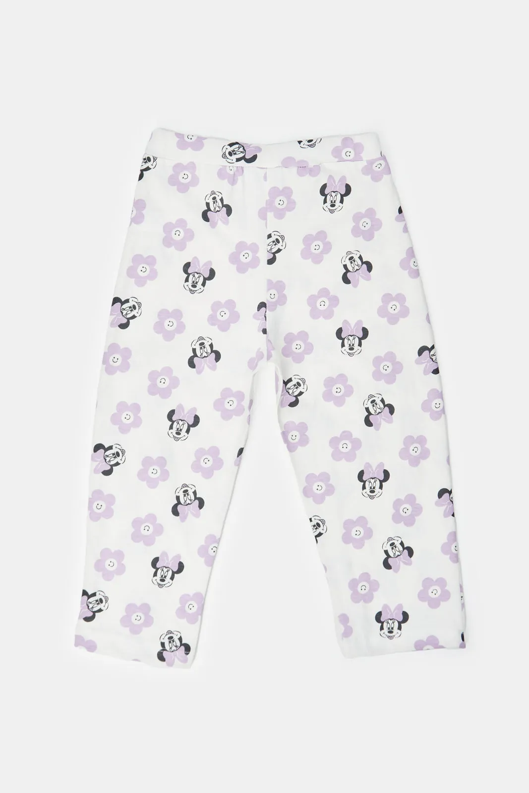 Infant Girls Lilac Minnie Mouse Pyjama Set (2 Piece)