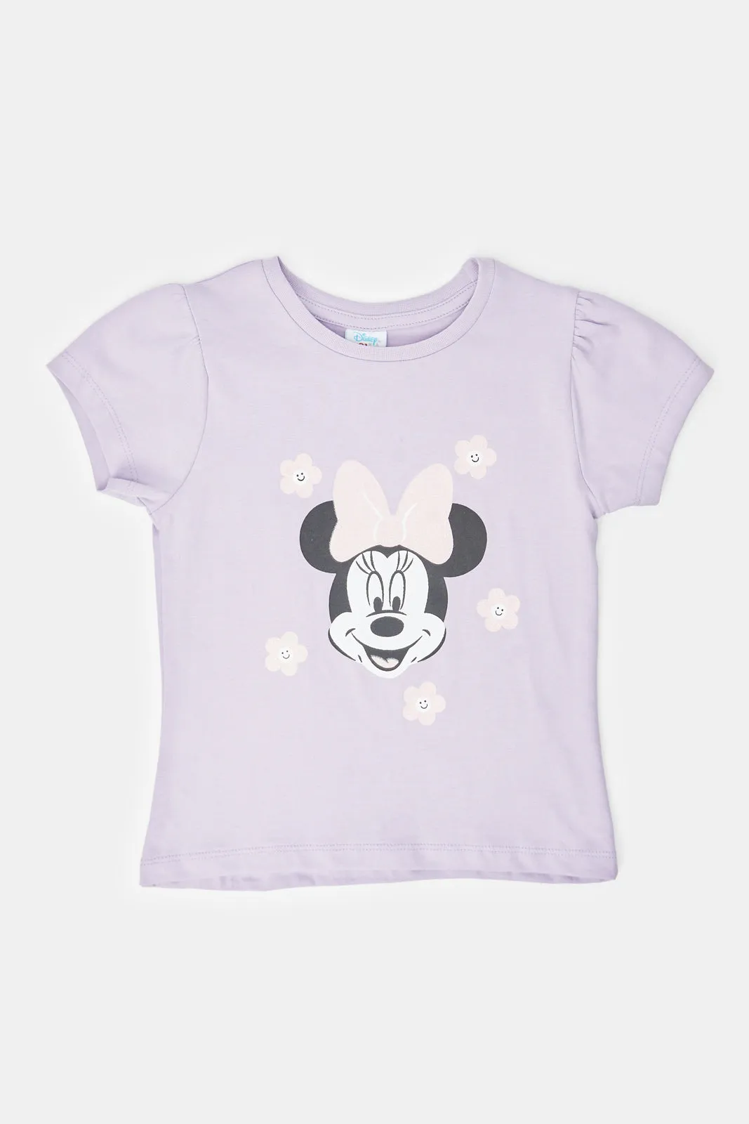 Infant Girls Lilac Minnie Mouse Pyjama Set (2 Piece)