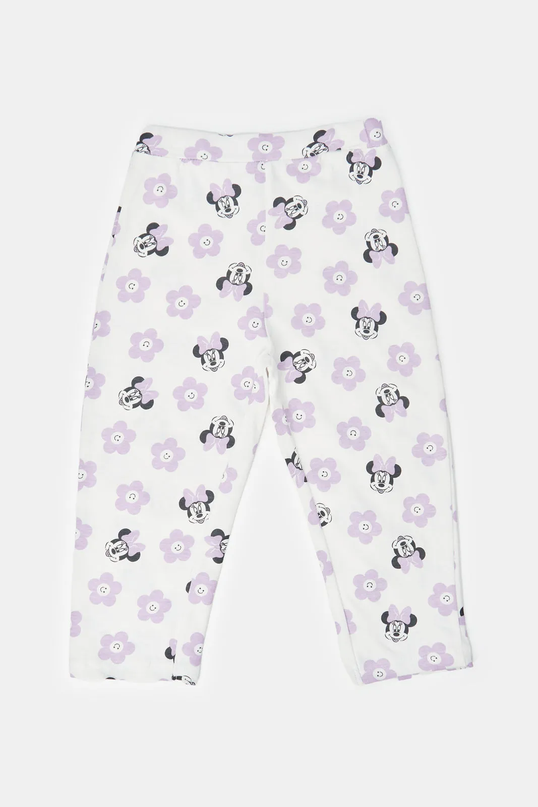 Infant Girls Lilac Minnie Mouse Pyjama Set (2 Piece)