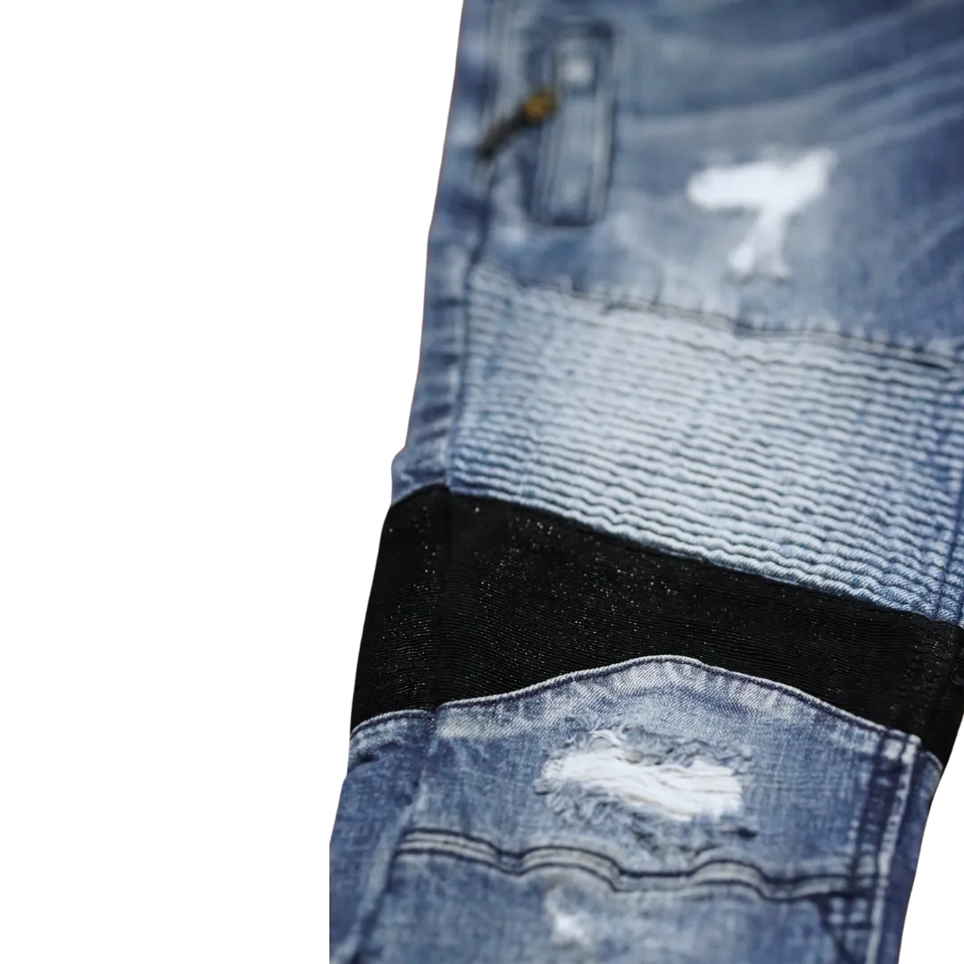 'Japanese' Skinny Moto Selvedge Jean