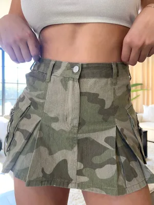 Jaylene Camo Skirt (Camo)