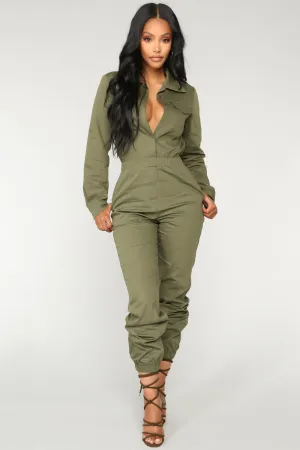 Jumpsuit Fashion Nova 1160, olive