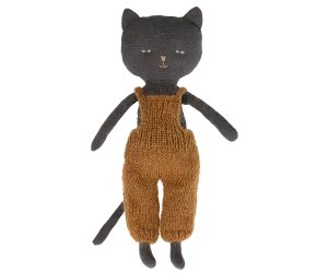 Kitten in Overalls - Black