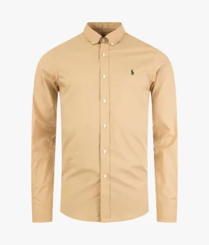 Long Sleeve Slim Fit Pweave Sport Shirt