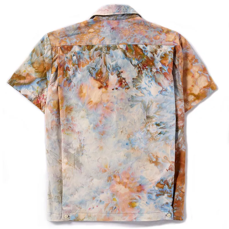 Men'S Casual Printed Short-Sleeved Shirt