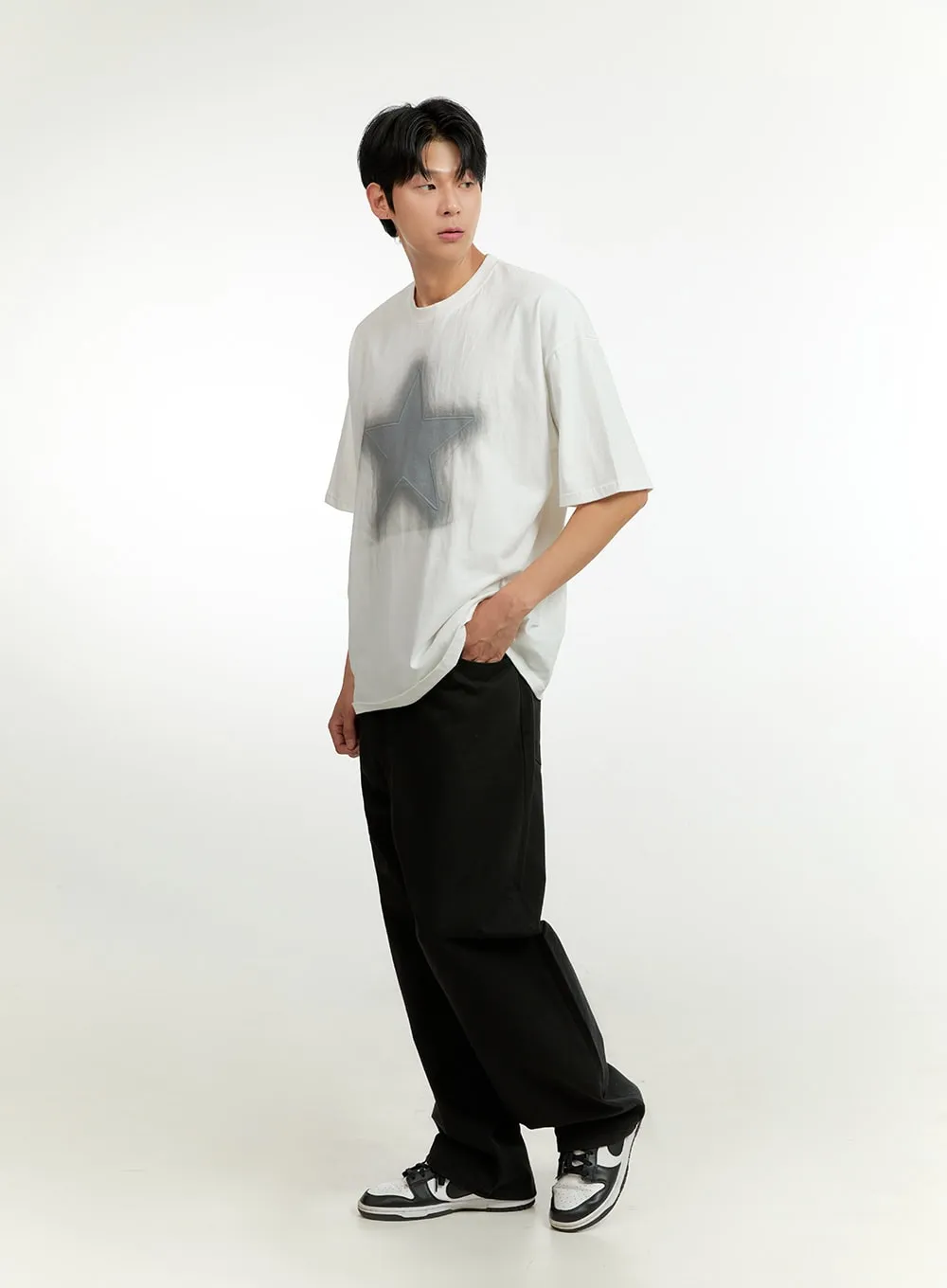 Men's Wide Leg Pants IL412