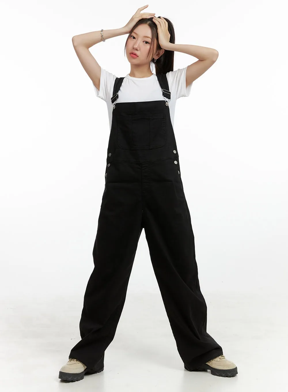 Overall Wide Leg Pants OL408