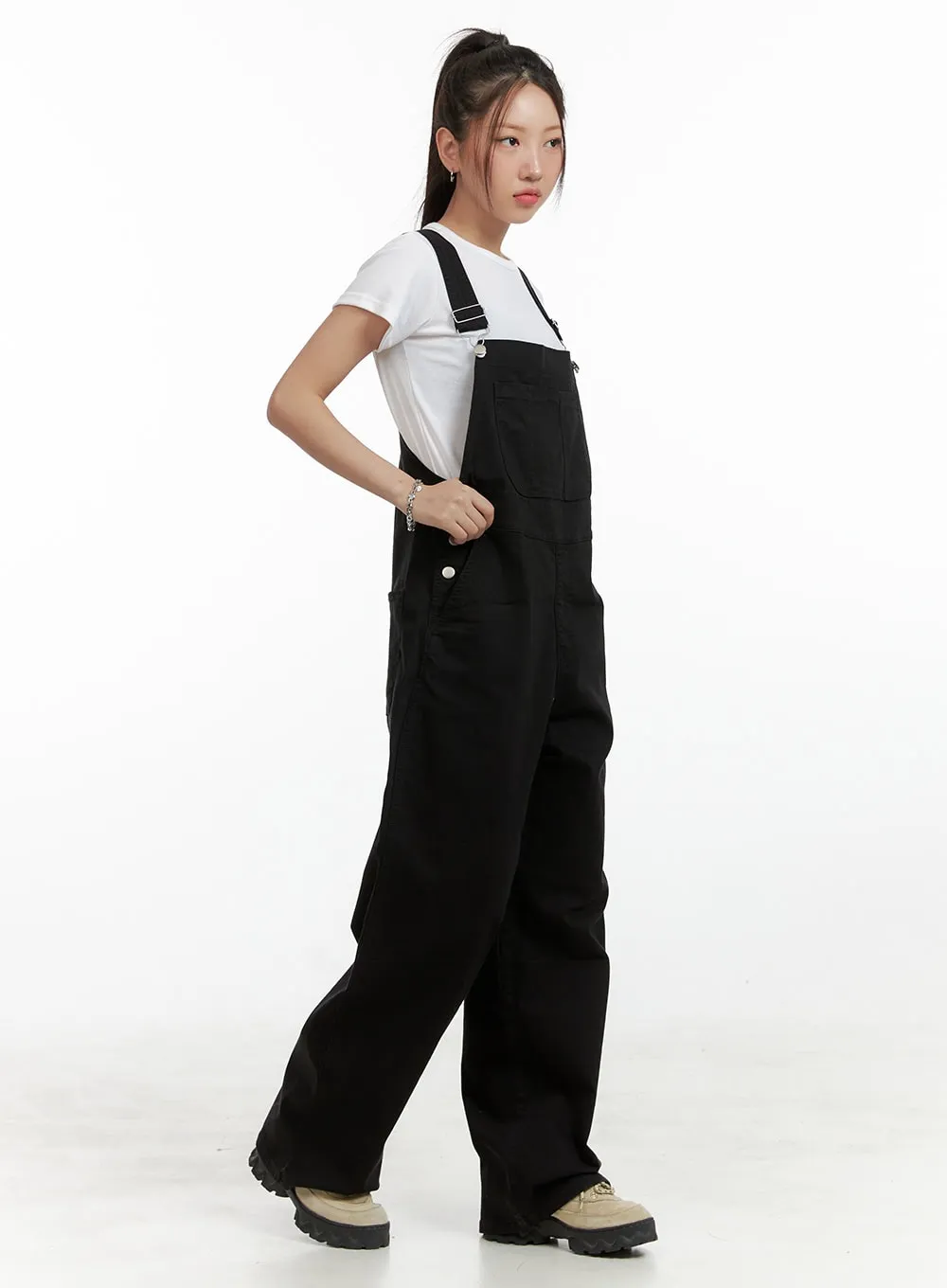 Overall Wide Leg Pants OL408