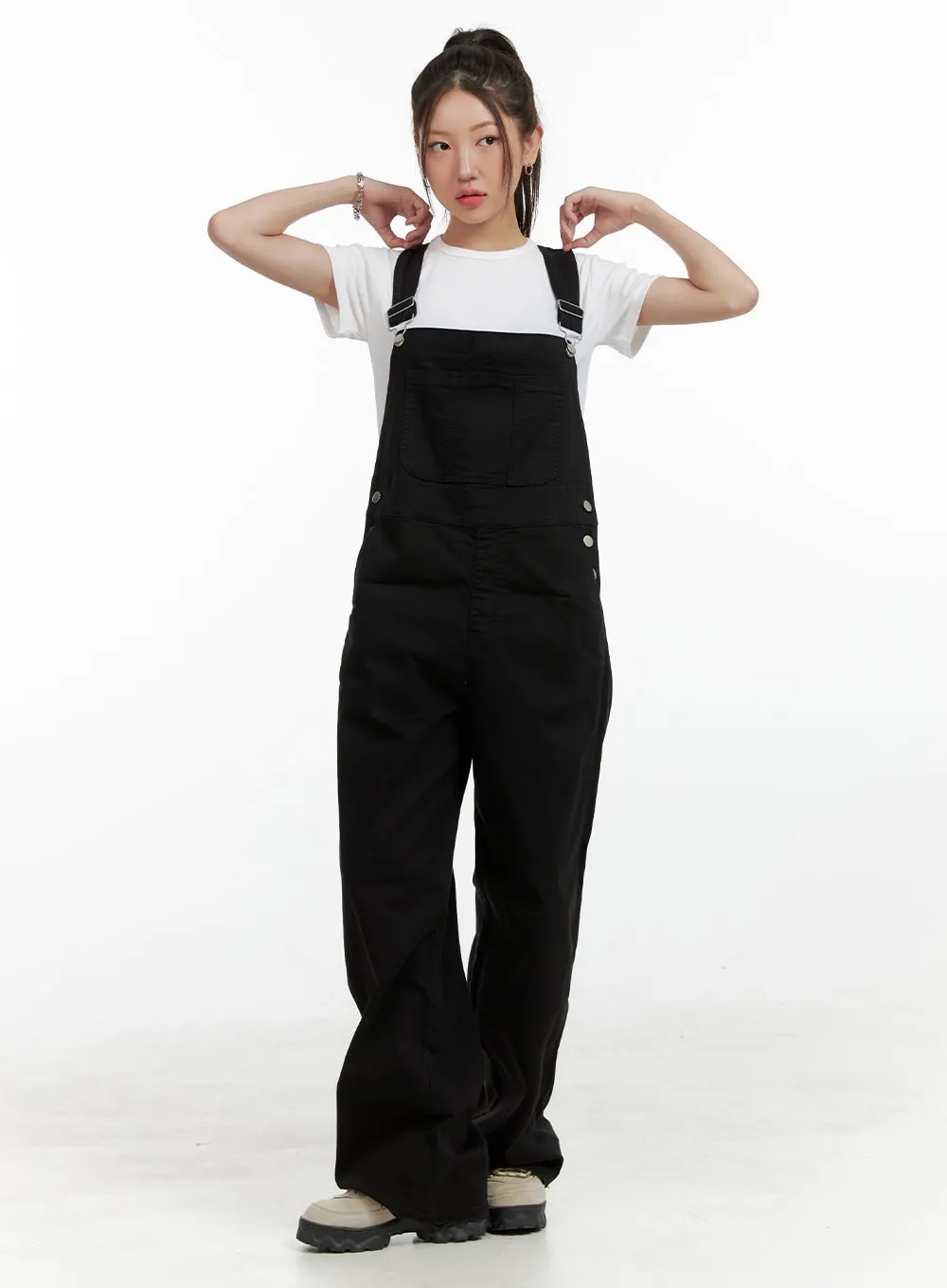 Overall Wide Leg Pants OL408