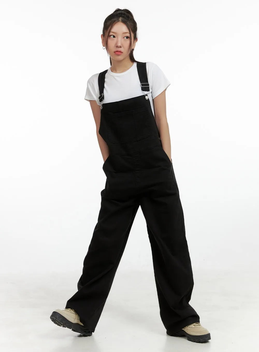 Overall Wide Leg Pants OL408