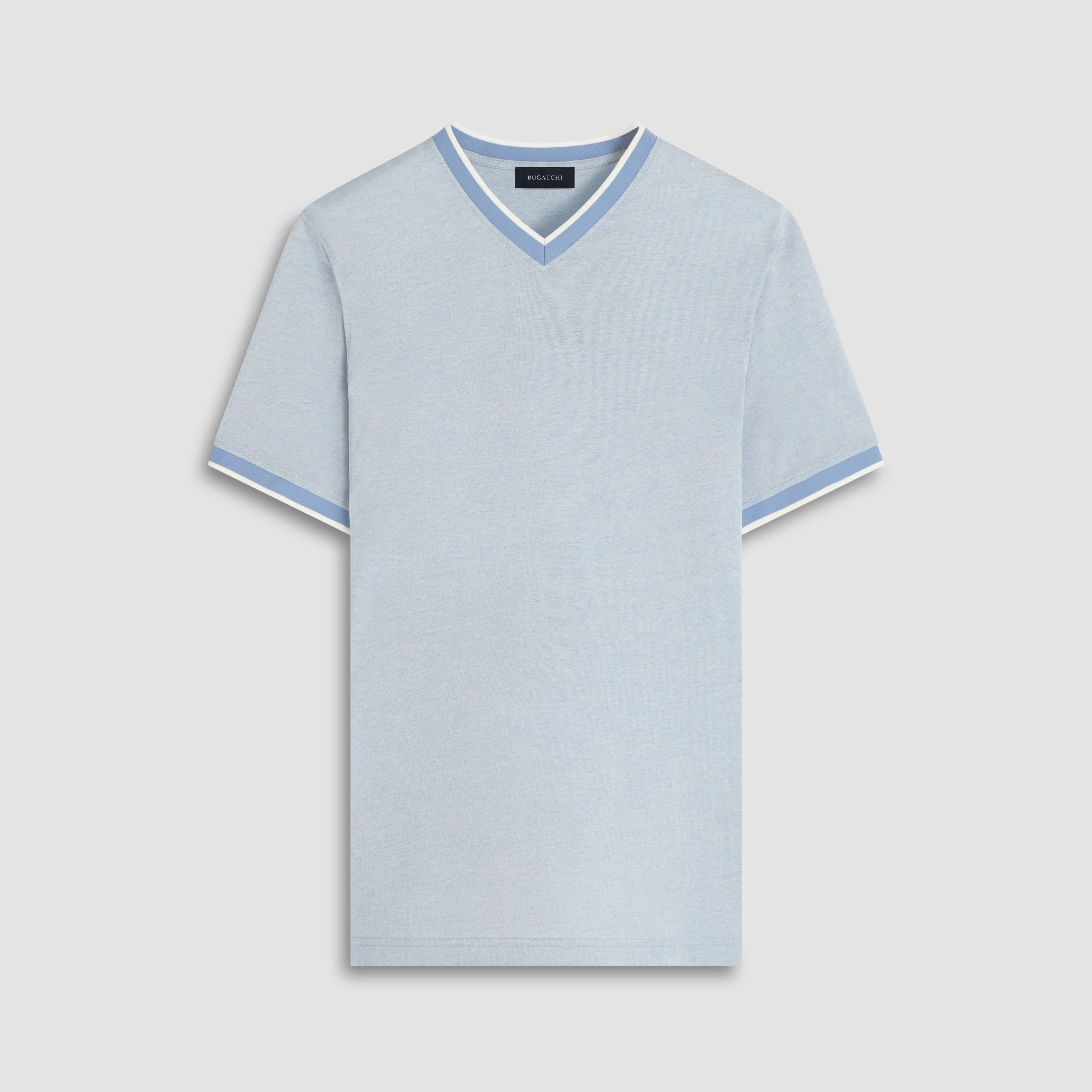 Performance High V-Neck T-Shirt - Air Blue