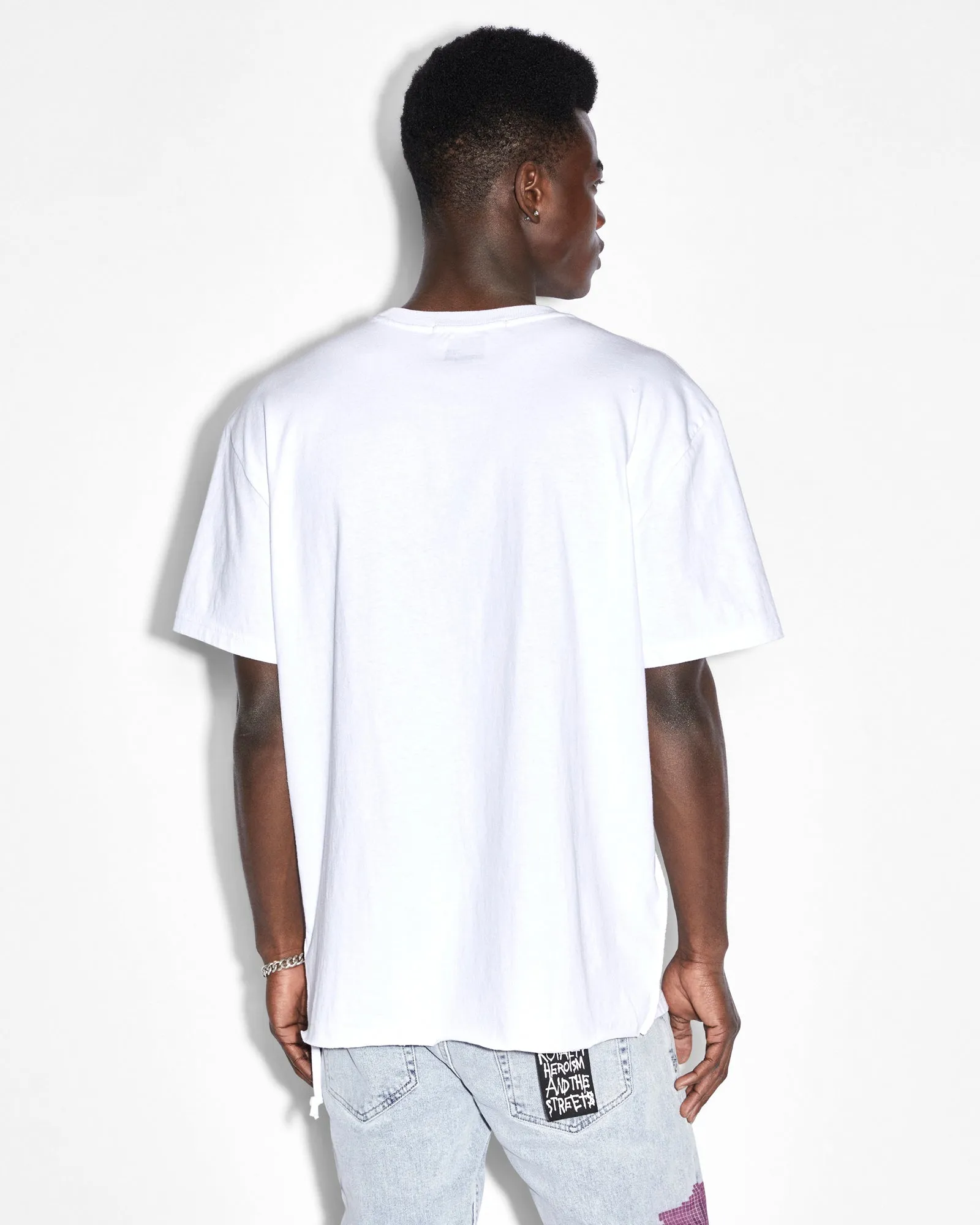 PIXEL BIGGIE SS TEE TRU WHITE