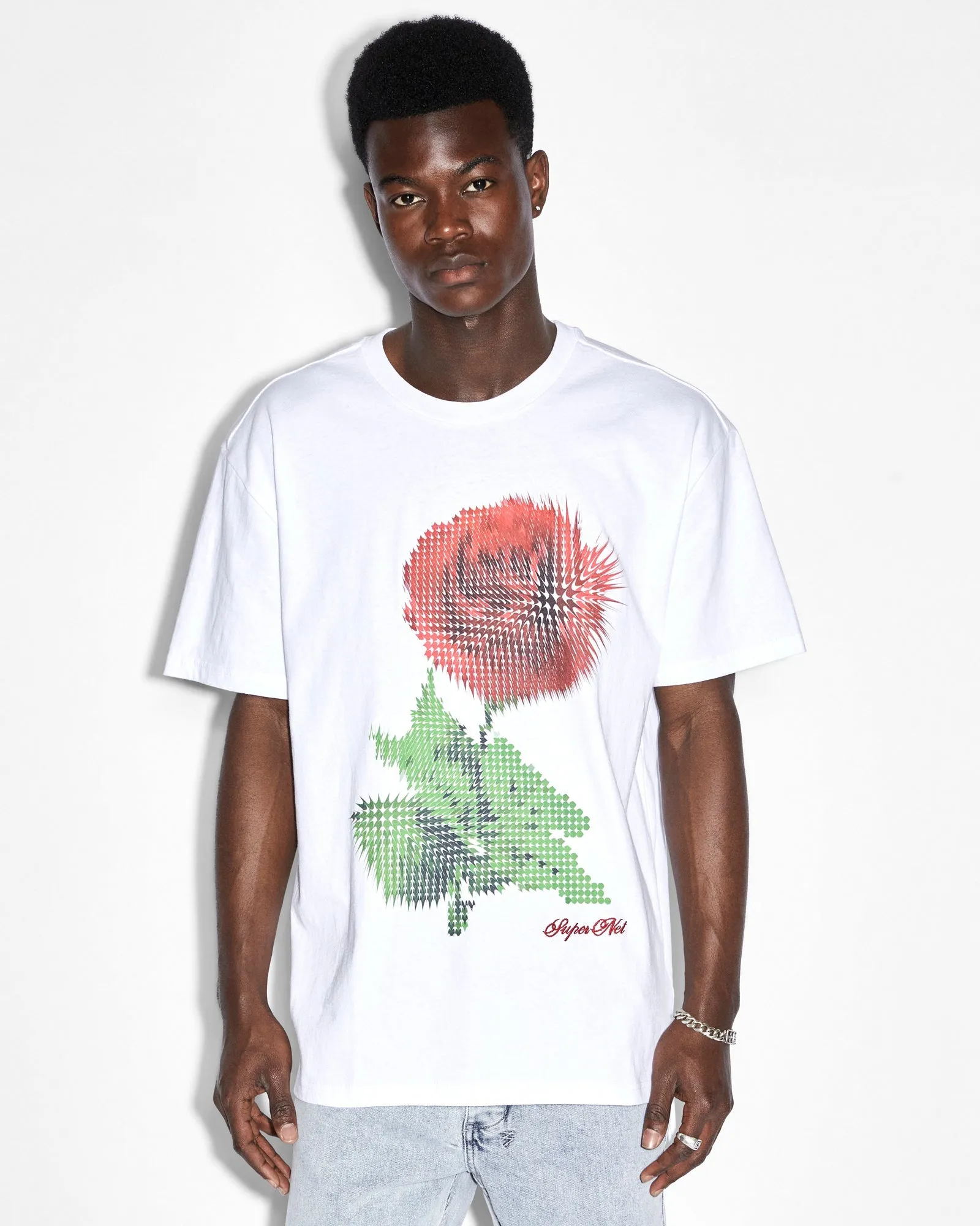 PIXEL BIGGIE SS TEE TRU WHITE