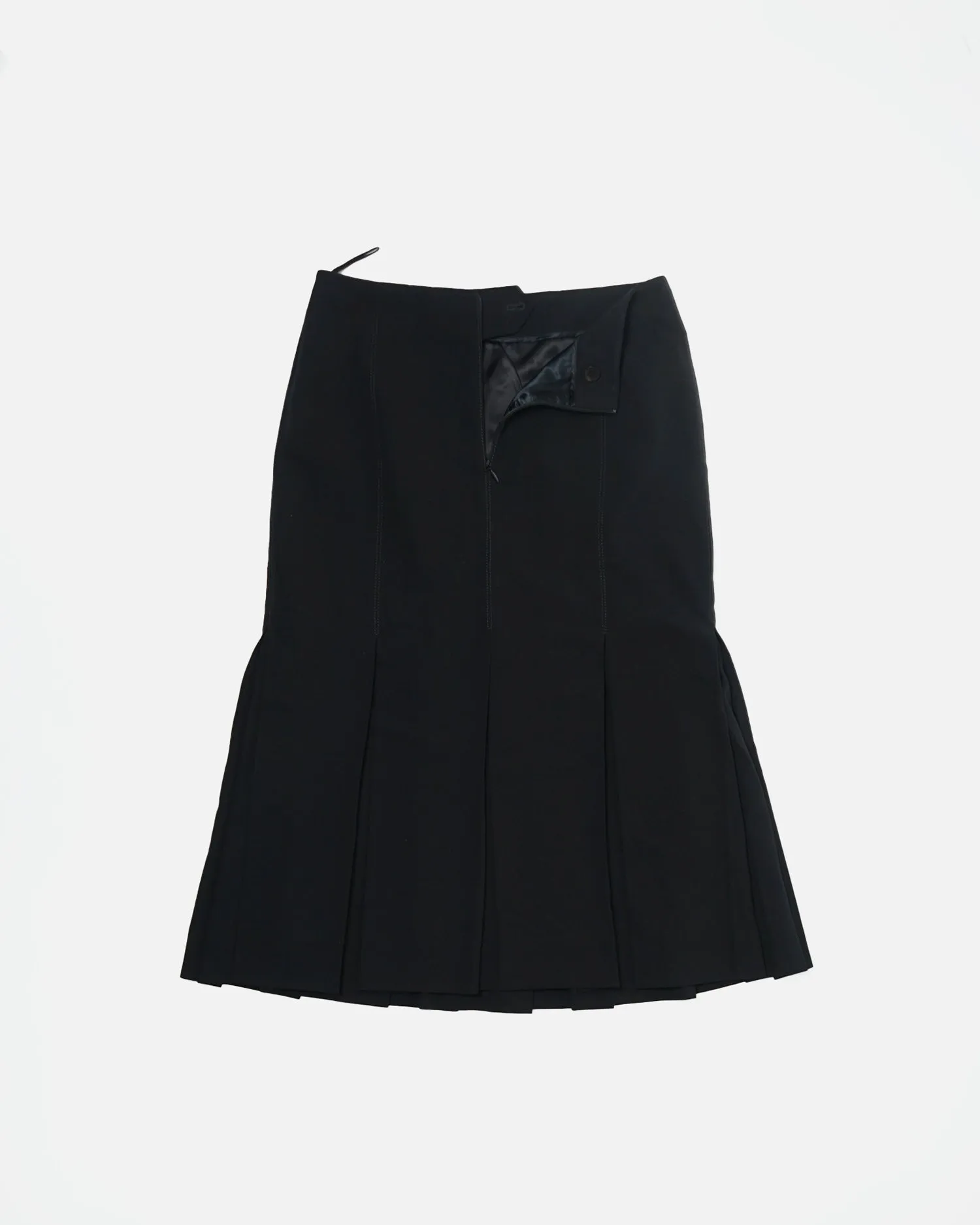 Pleated Midi Skirt