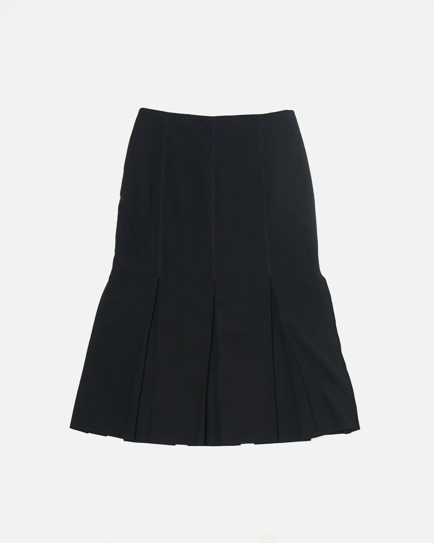 Pleated Midi Skirt