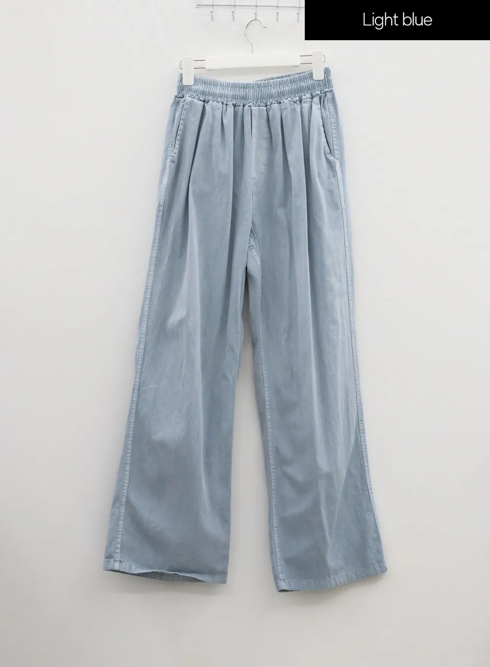 Plus Wide Leg Banded Pants IF317