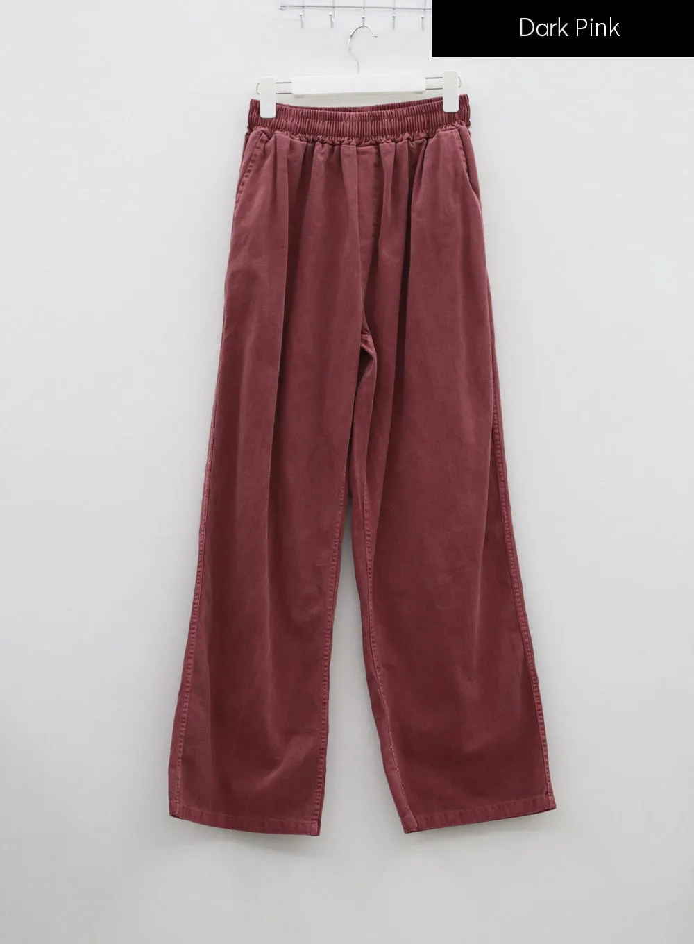 Plus Wide Leg Banded Pants IF317